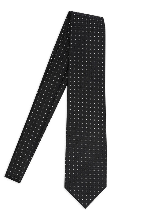 Micro Design Silk Tie