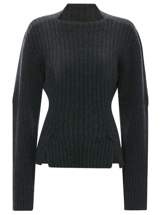 Ribbed Jumper In Merino Wool