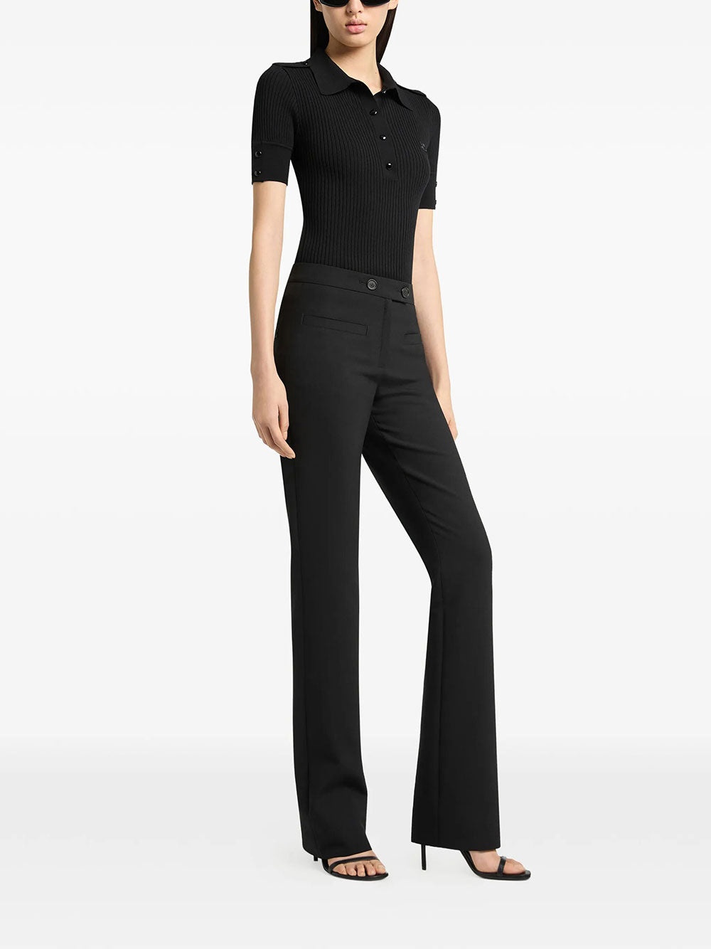 Courreges Polo - Black | 38fe562673159287a7c98c198eeee7143e96bc30