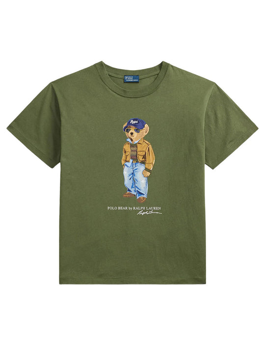 Polo Bear Cotton Jersey T-Shirt