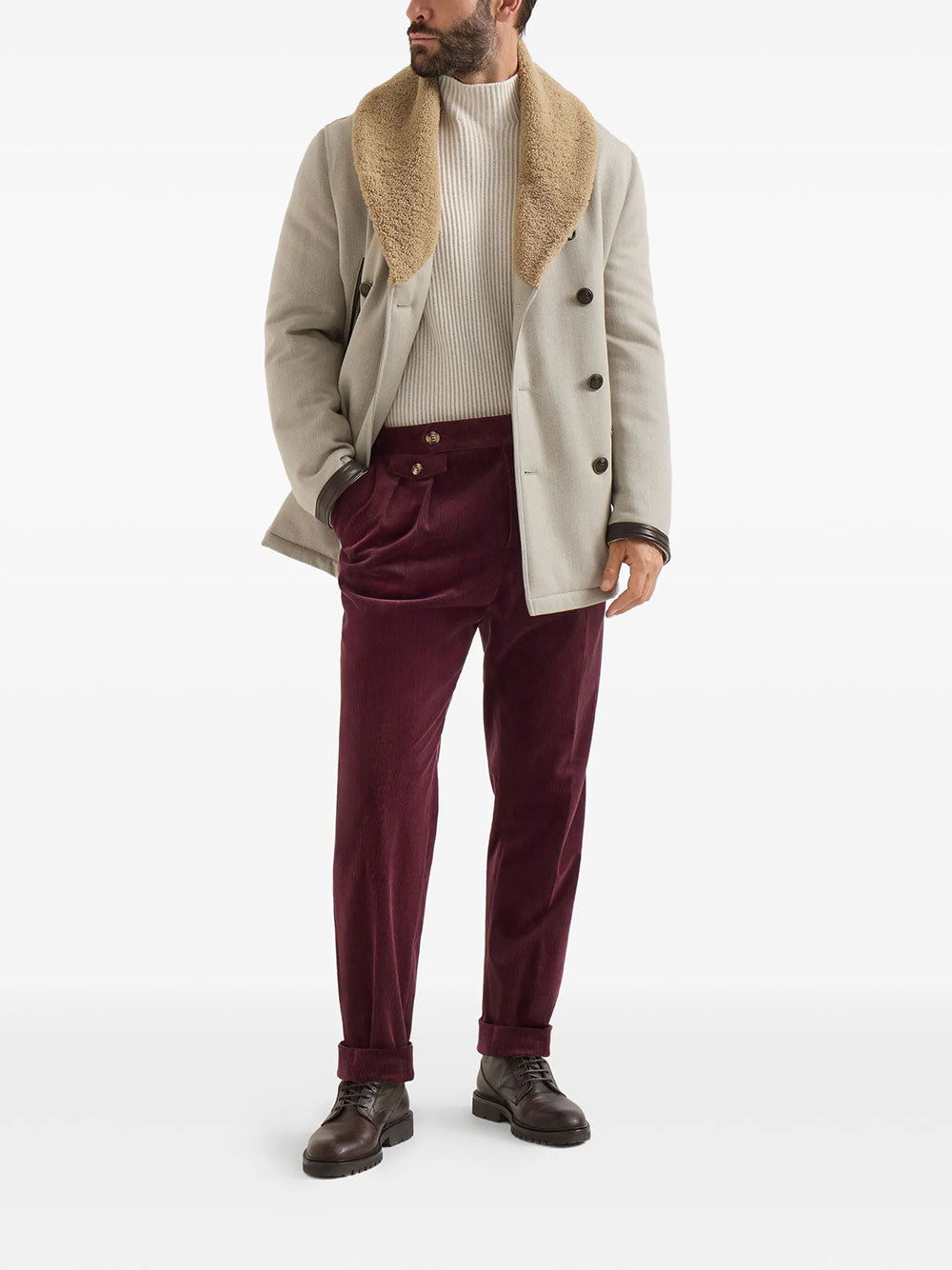 Brunello Cucinelli Turtle neck - Nude & Neutrals | 9122d493b8bd7c8fc62c42444c9886532196e5ac