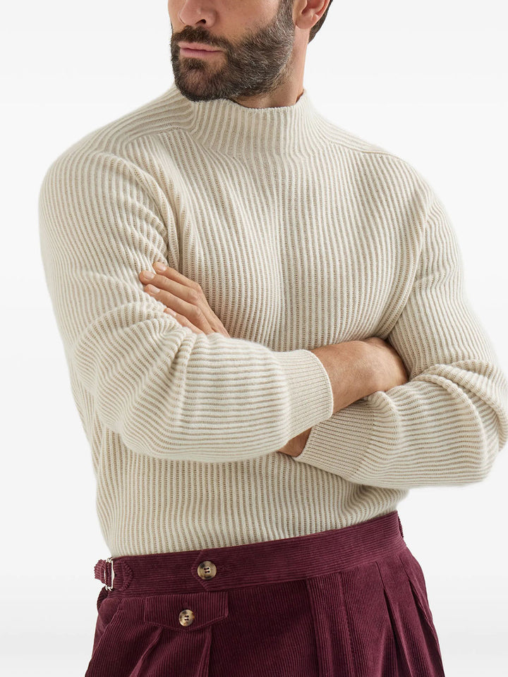 Brunello Cucinelli Turtle neck - Nude & Neutrals | ba358ad0022e3e4b16849219bd1663d2e1e16706