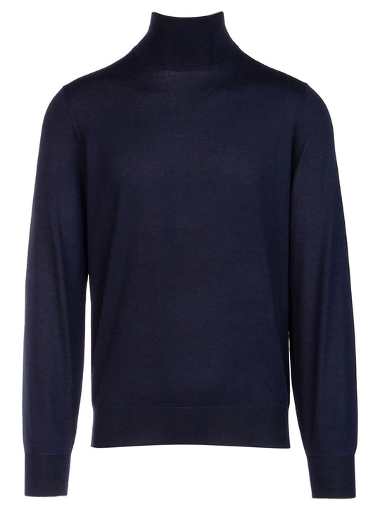 Wool Blend Turtleneck Sweater