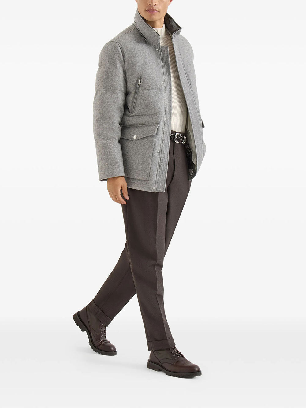 Brunello Cucinelli Down jackets - Grey | 0b3fe899bfb3e91bf0c0eaba6532d7b14cf98e2f
