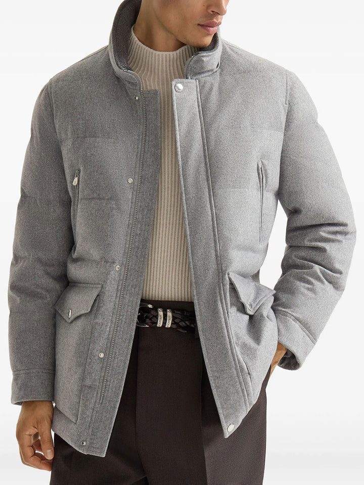 Brunello Cucinelli Down jackets - Grey | f90c797691e54f47f5641f4ade46b625a2c4f1da