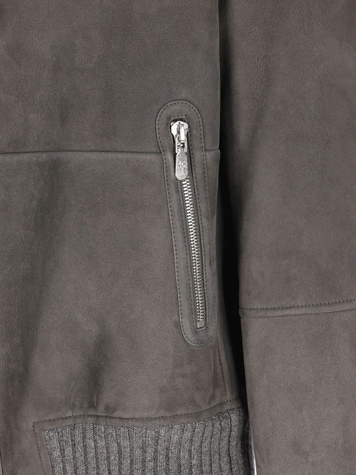 Brunello Cucinelli Leather - Grey | 21327e455cb8186a66b0983232e60cfb4642bba1