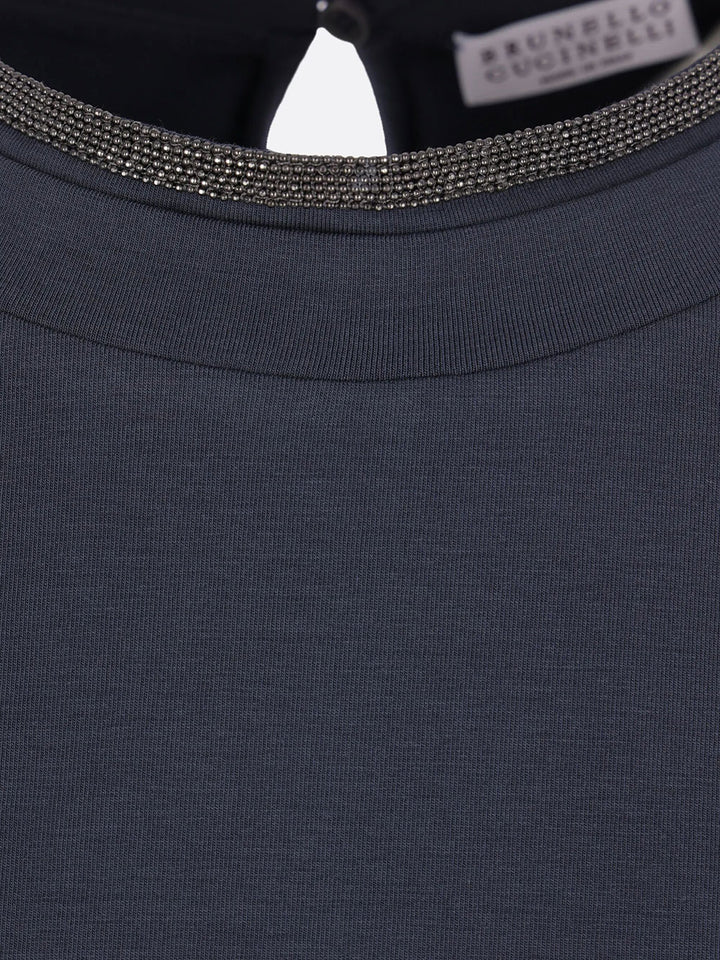 Brunello Cucinelli T-shirts - Blue | d5c5a3527f752a0ecc40574025119e53d96041d5
