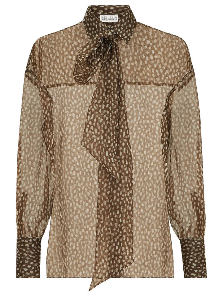 Brunello Cucinelli CAMICIA - Brown | f1221b1543740b6d604be5c413d231960281603a