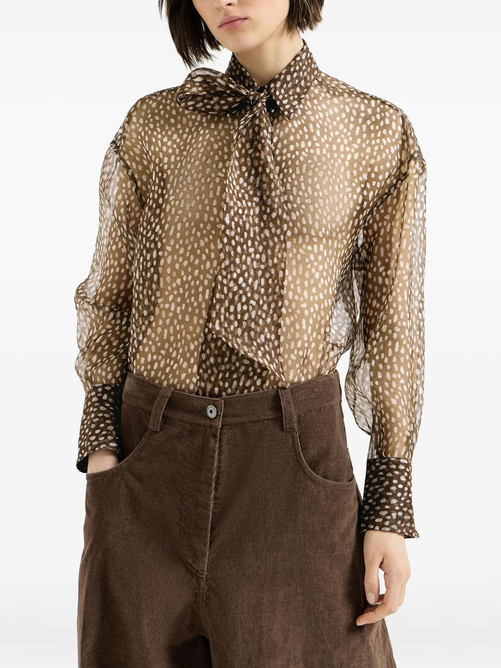 Brunello Cucinelli CAMICIA - Brown | 426a0f2484e3103cefc9b414825f89239af829c0