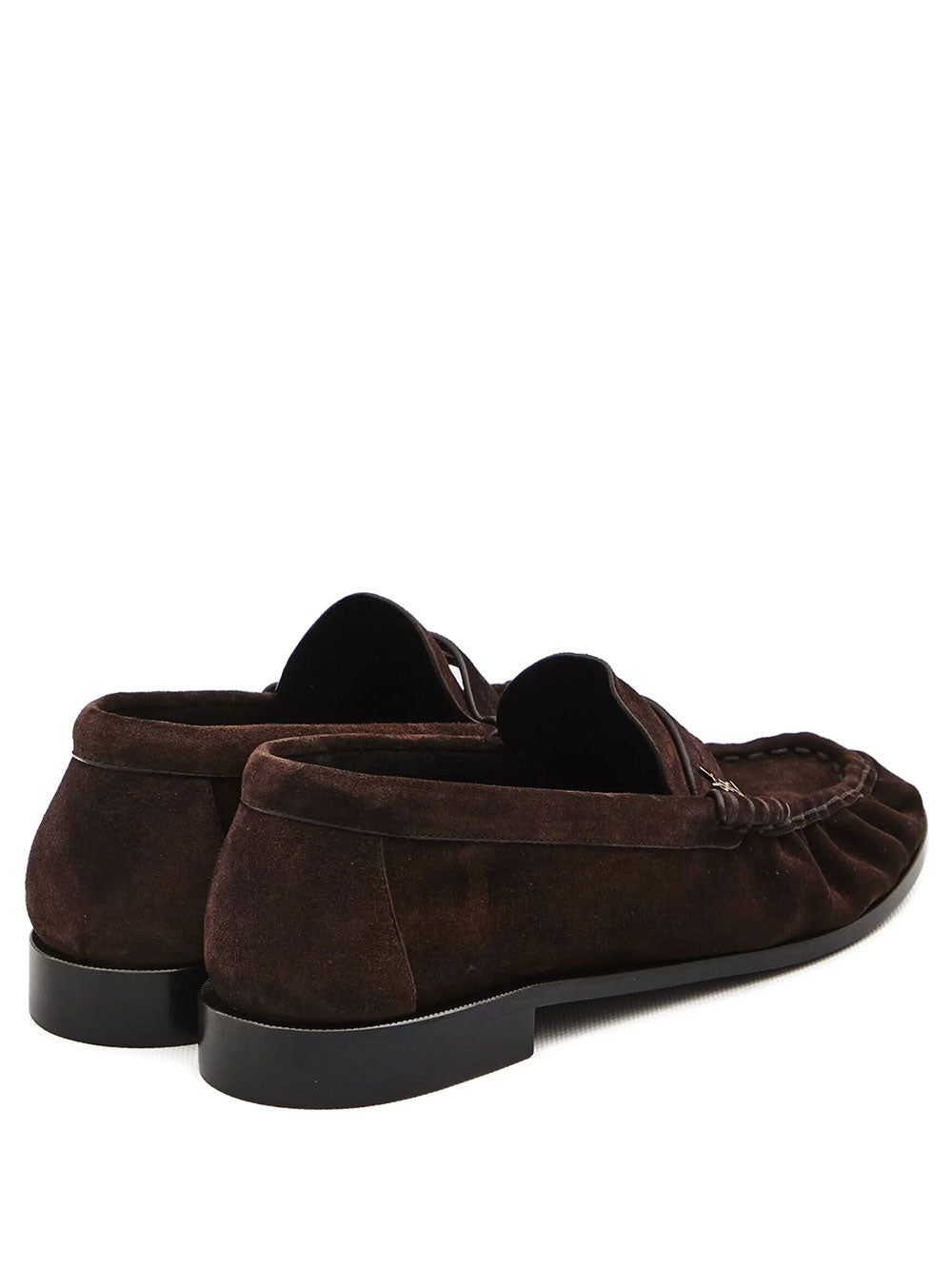 Saint Laurent Paris Loafers - Brown | c5ceb49eabc2bef260f72ce1950c1e5f0f31db40