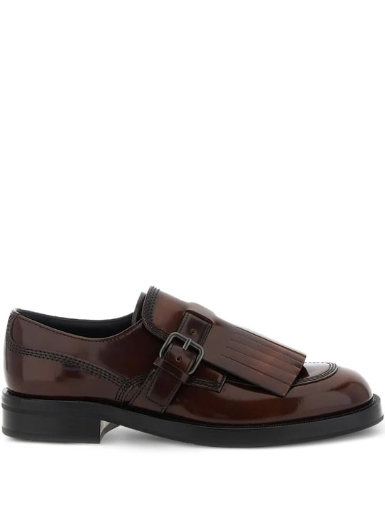 Fringe-Detail Monk Shoes