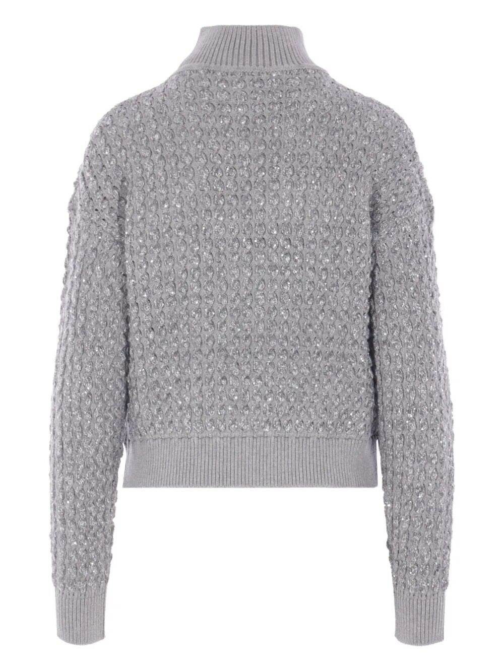Elisabetta Franchi Turtle neck - Grey | 2226218aa919104ec60d425ba9367e8b71664564