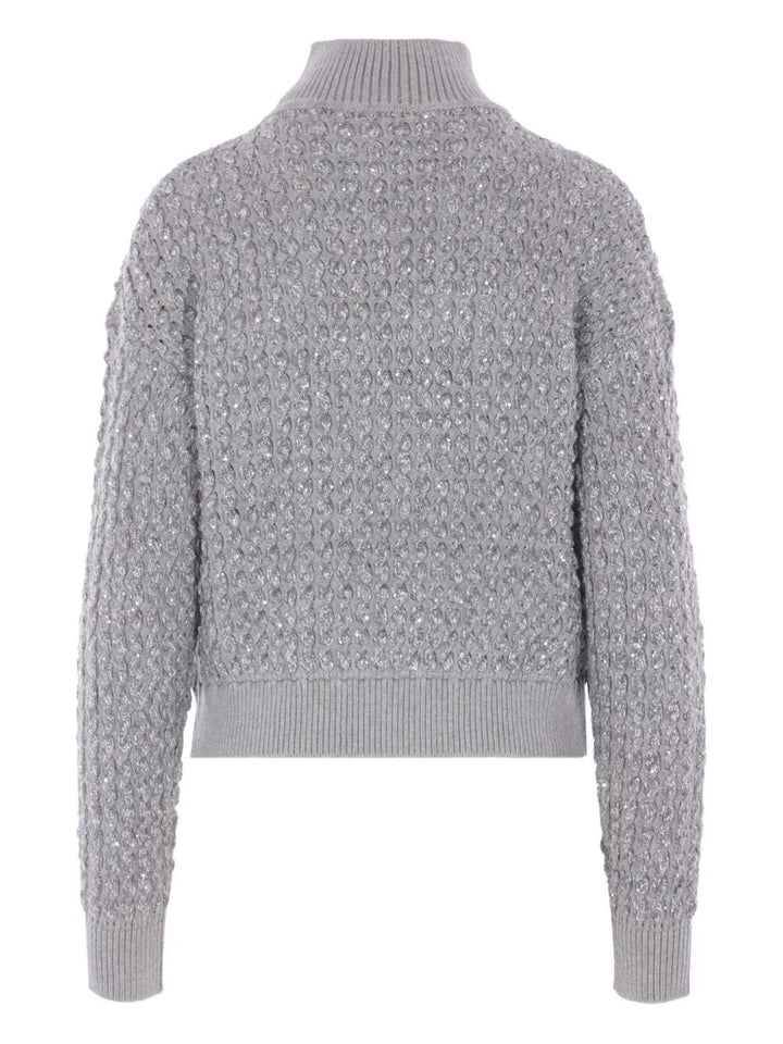 Elisabetta Franchi Turtle neck - Grey | 2226218aa919104ec60d425ba9367e8b71664564