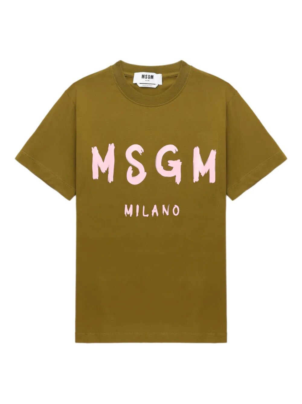Msgm T-shirts - Green | bb25474fd28b904600d3377bbffc3ee0965749f0