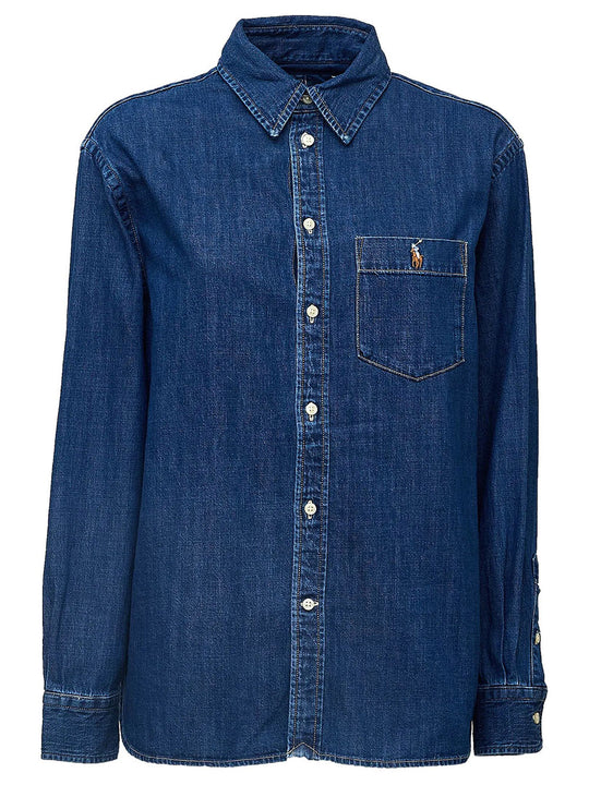 Woven-Sport Denim Shirt