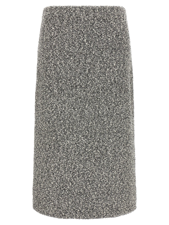 Tweed Skirt Skirts Black