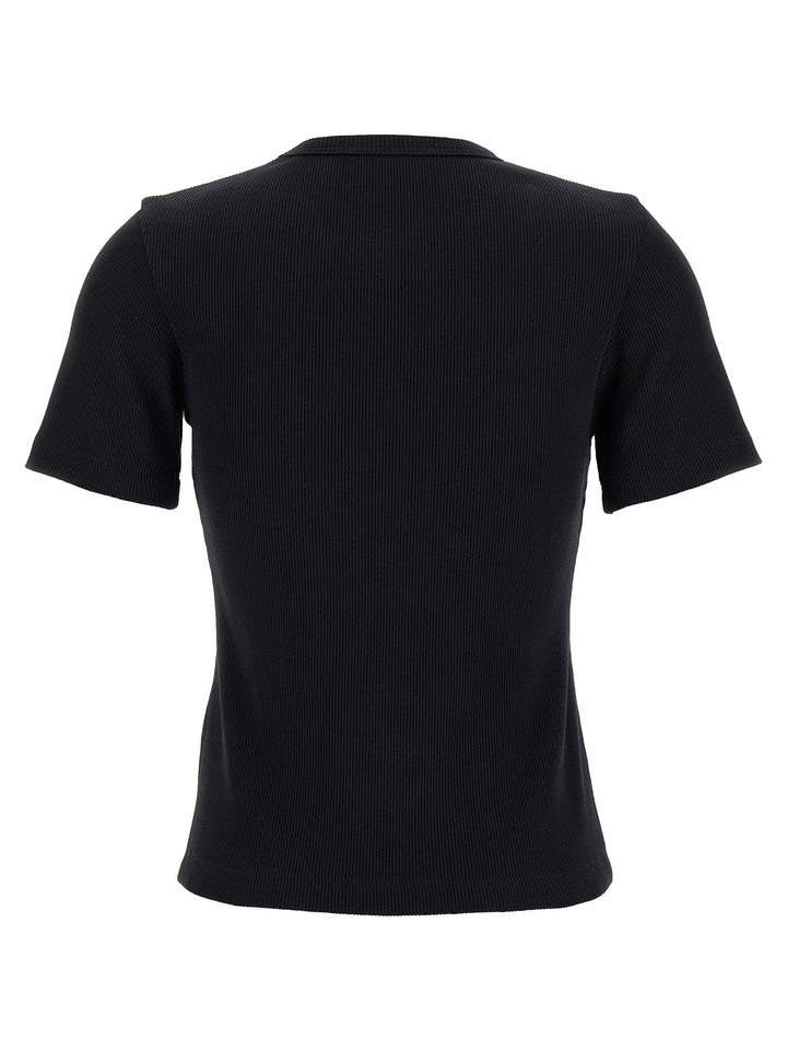 Tory Burch Logo Plaque T-shirt - Black | a743407af5be3b70e9c649d04d941732cc3a0343