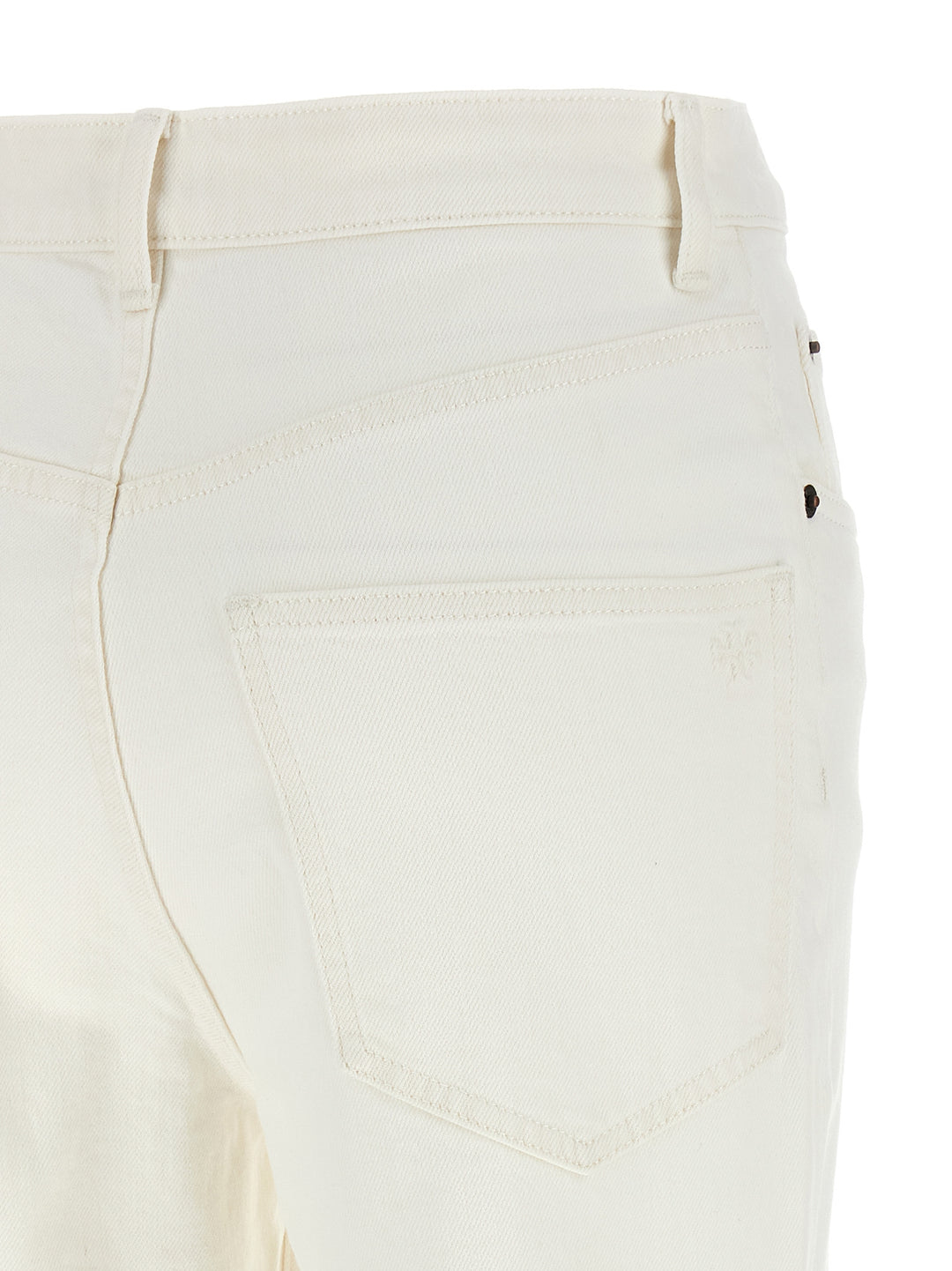 Tory Burch Cropped Jeans - White | dc0b2844042abe8ed589e37f3b78f253422cd3d7