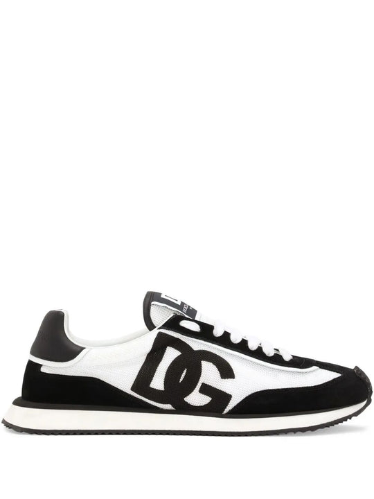 Suede And Mesh Dg Cushion Sneakers