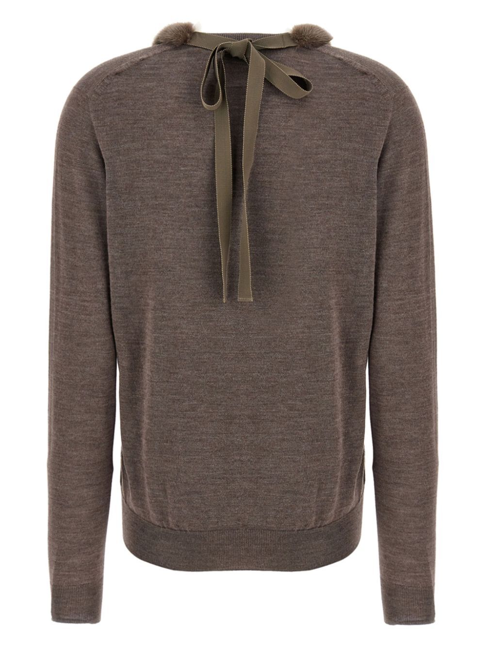 Fendi V neck - Brown | 2522351e3c7c180d0e092a72e376108f344c69a8