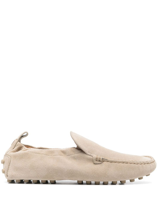 Gommino Curled Suede Loafers