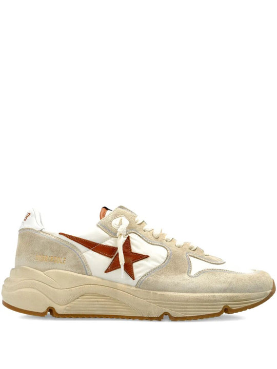 Running Sole Nylon And Suede Sneakers