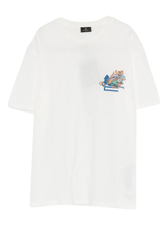T-Shirt With Embroidered Logo