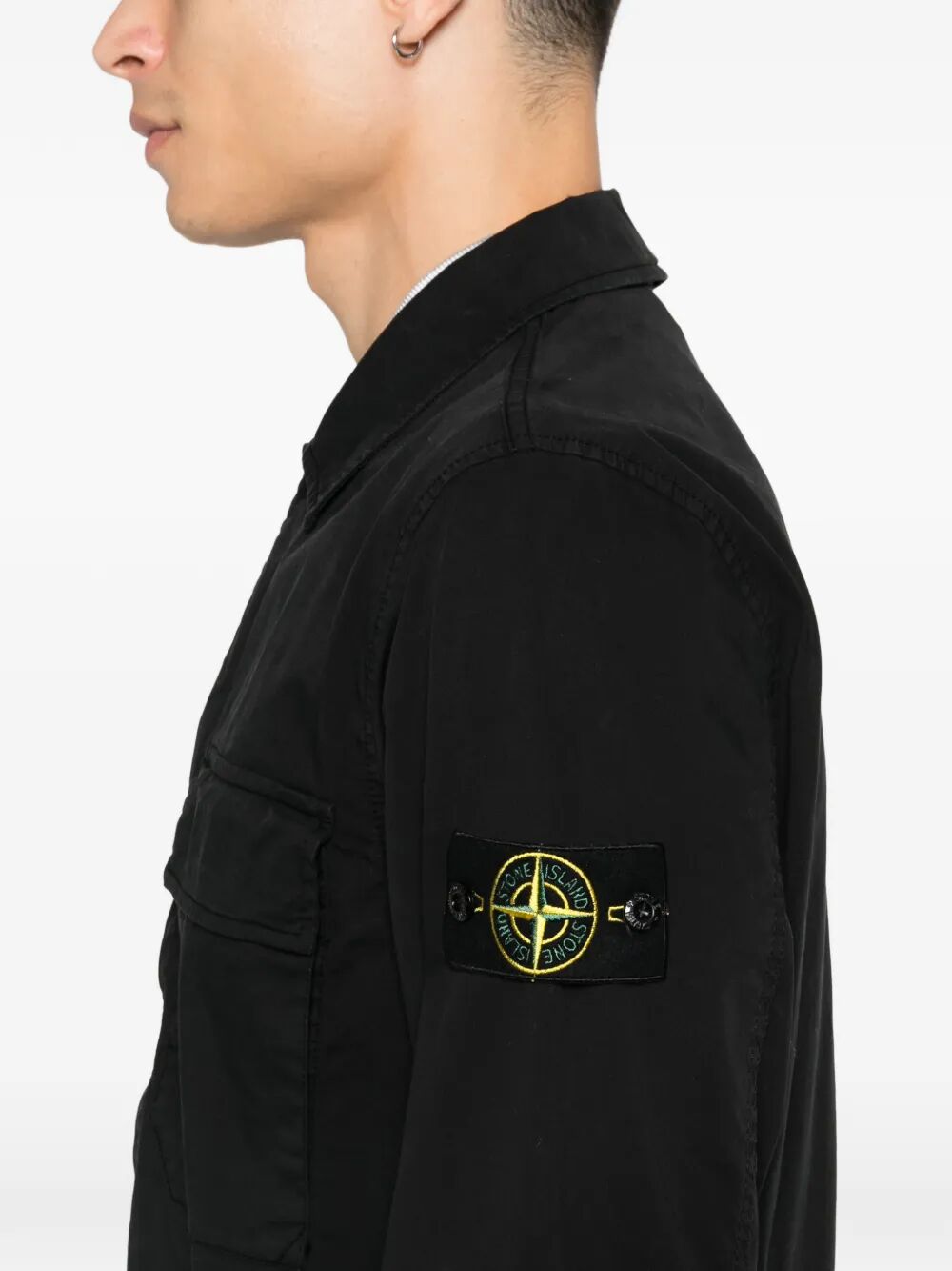 Stone Island CAMICIA - Black | 14ca28fb56312ca9d54c3568a8417b33b1bb9ee4