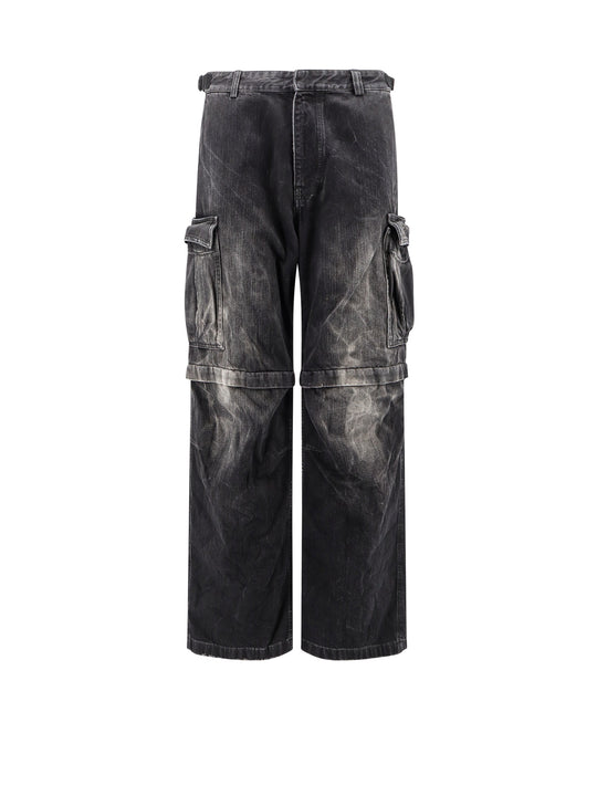 Cargo Black Denim Trousers