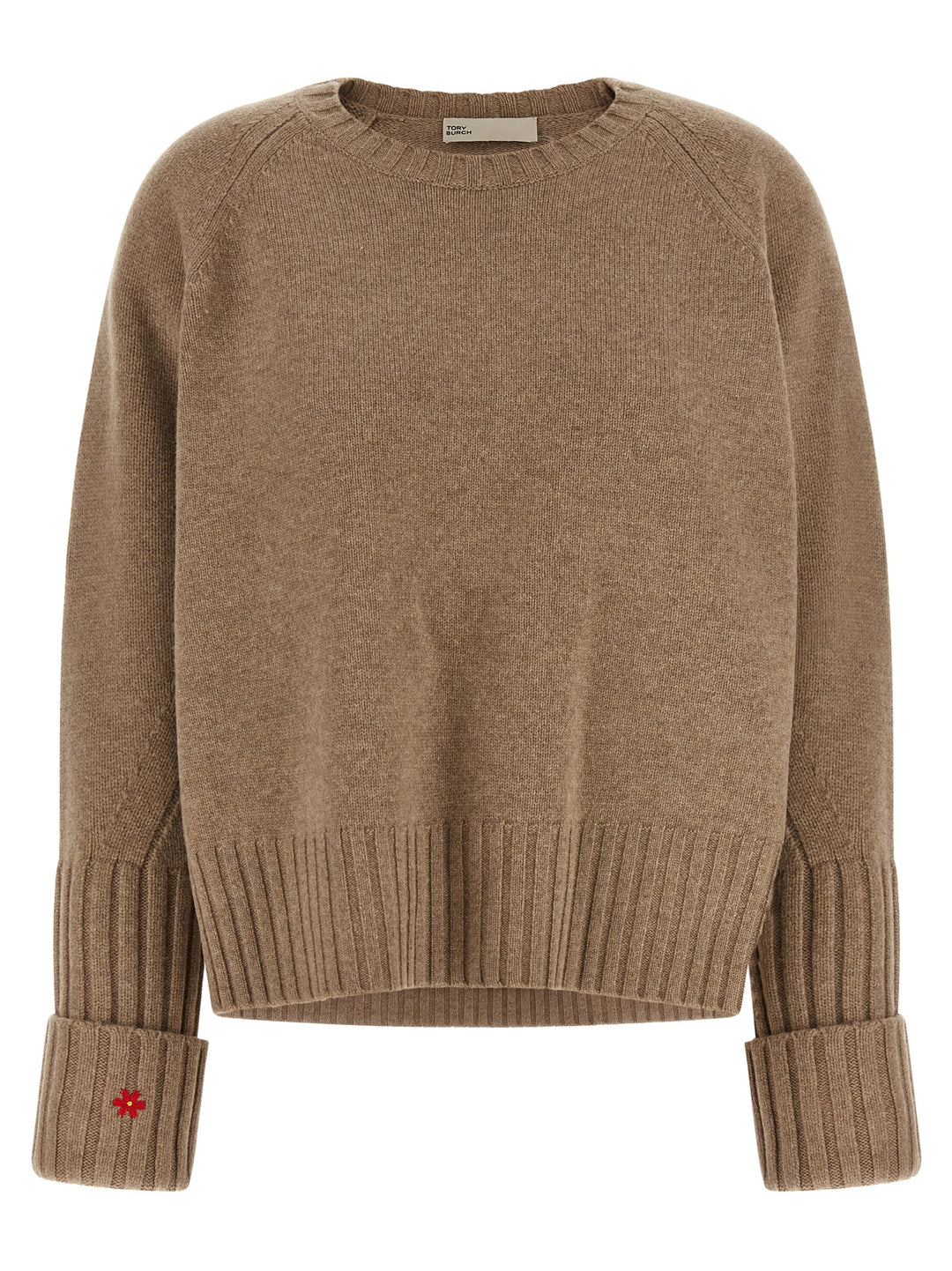 Tory Burch Wool Sweater Sweaters and Cardigans - Beige | c98f14f84a58760dd58ff78c74674e5fd3d688a1
