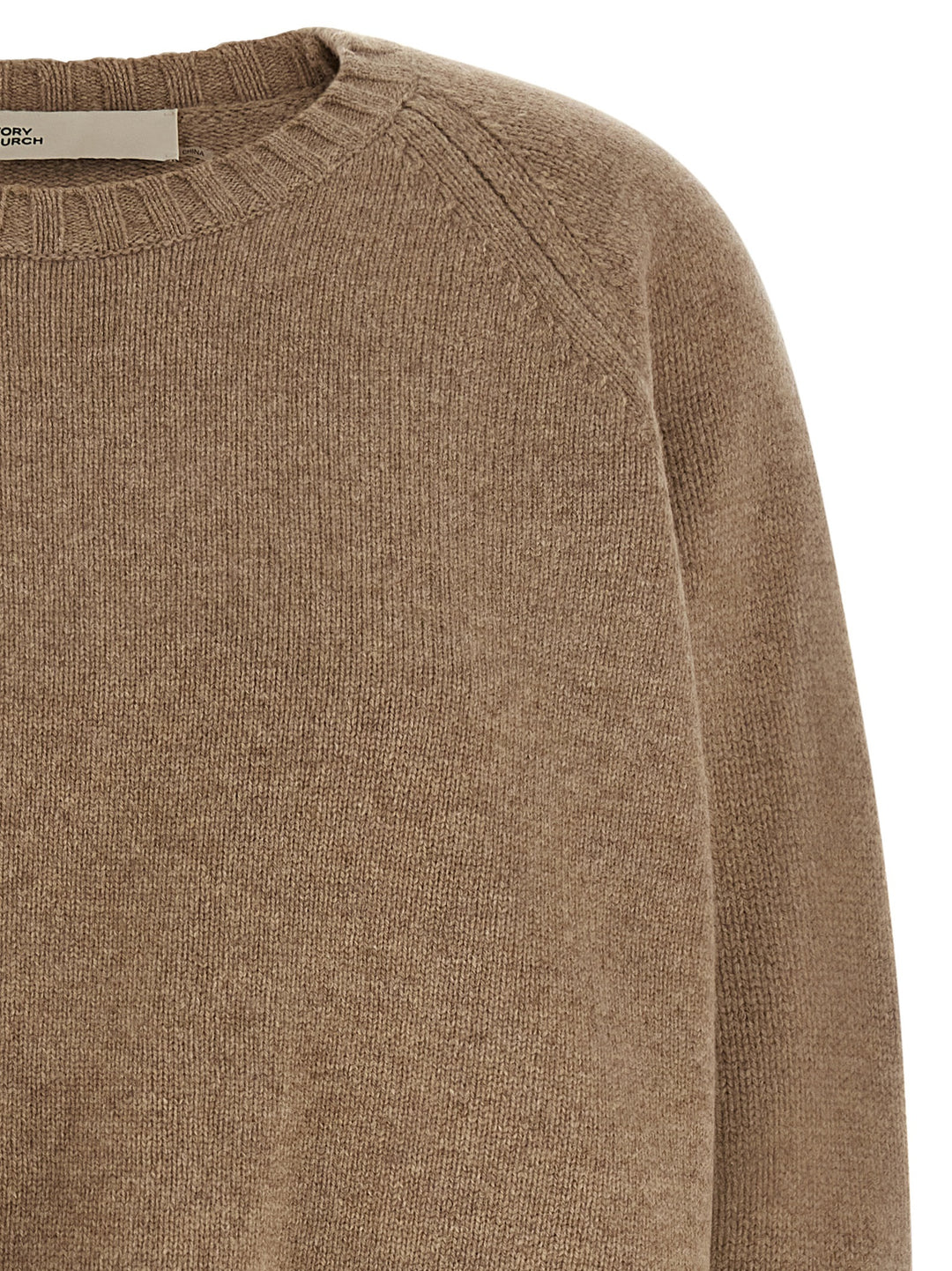 Tory Burch Wool Sweater Sweaters and Cardigans - Beige | ade464b5cea3da2b72891639e637482e4d384403