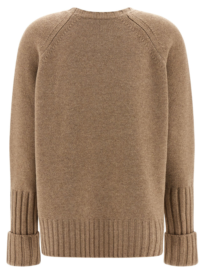 Tory Burch Wool Sweater Sweaters and Cardigans - Beige | c83e3a6507ee704ab9446745f9ffdef4c81a657d