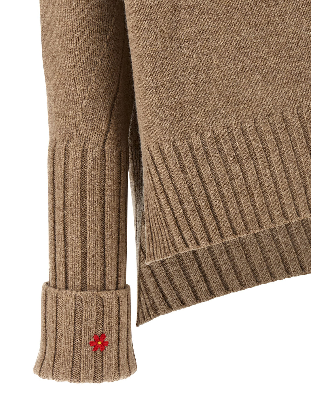 Tory Burch Wool Sweater Sweaters and Cardigans - Beige | 5a6ba7ee48264af57e266224ea9e2321829db6d1
