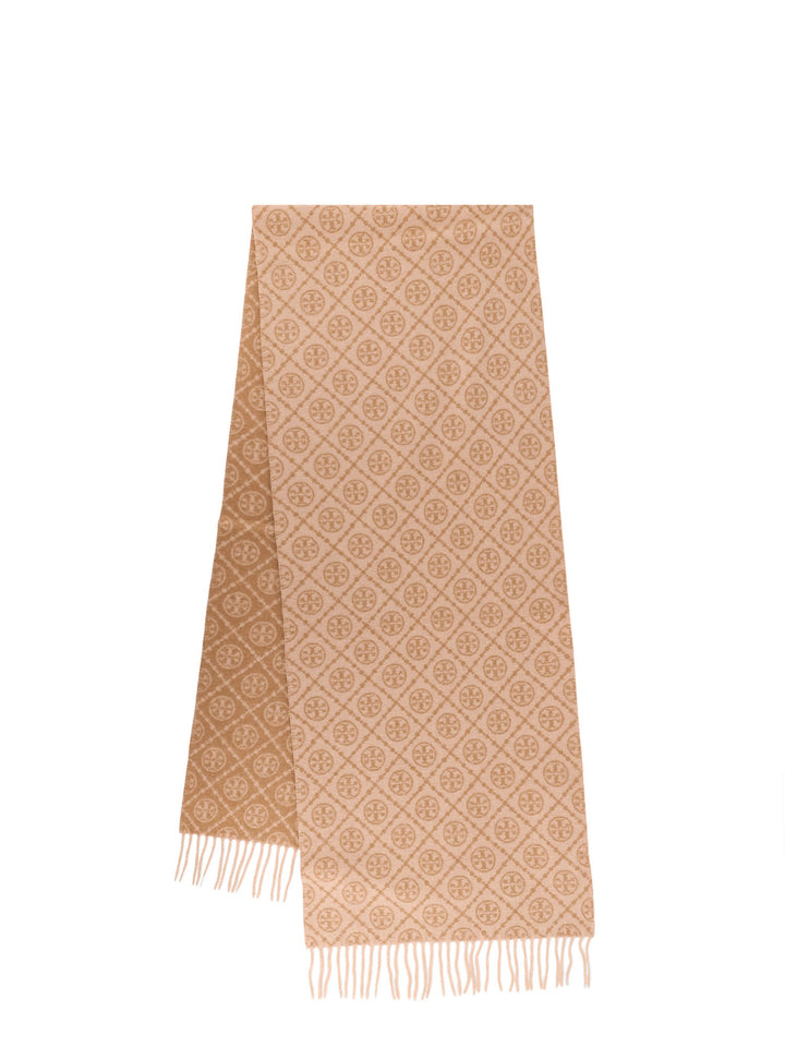 Tory Burch Scarfs - Brown | da192f0288ffeb35bd669b6ae907241d1762bd5f
