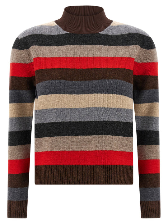 Striped Sweater Sweaters And Cardigans Multicolor