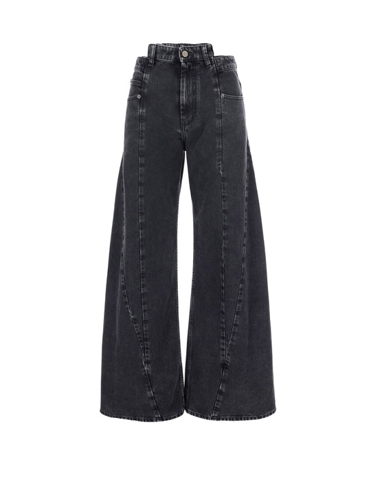 Black Denim Trousers