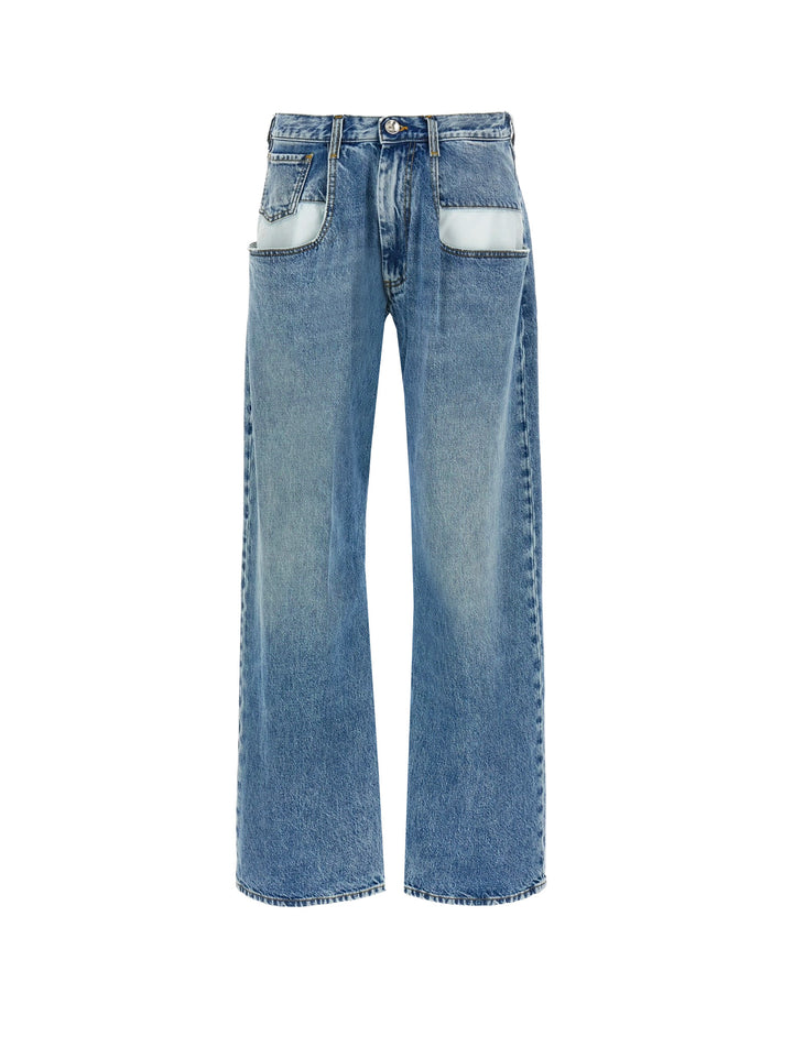 Maison Margiela Jeans - Blue and green | 2d7a49c43f939a14cbcf6dcc4af5ef78ecd55d3f