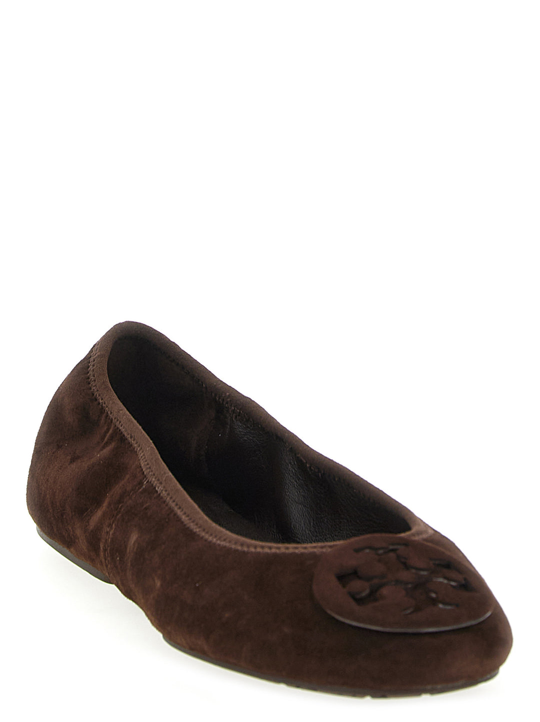Tory Burch Minnie Travel Flat shoes - Brown | 6bd23958a243814e441627677734f20f3565c104