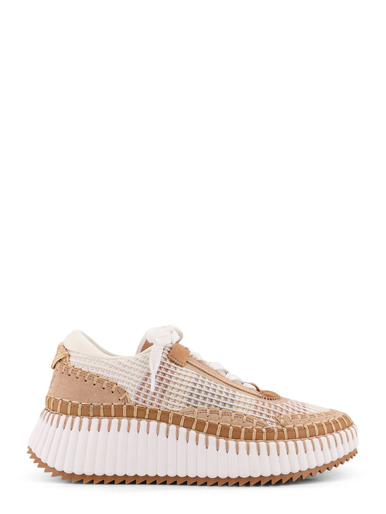 Mesh Nama Low-Top Sneakers With Suede Inserts