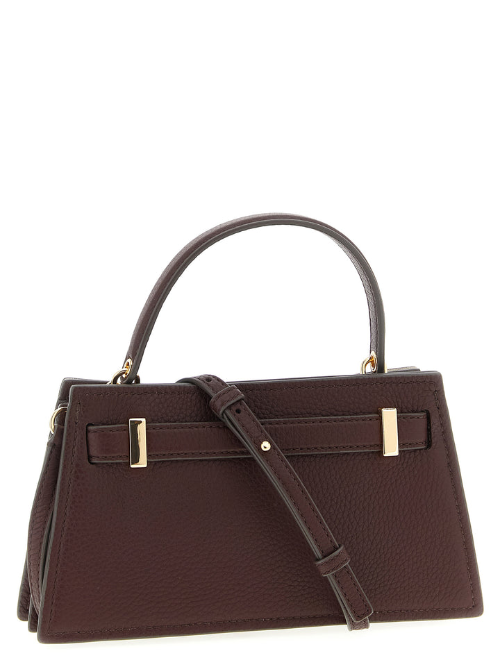 Tory Burch Lee Radziwill Pebble Mini Hand Bags - Bordeaux | 88d3f91555f7ba29834cd57d591ab8165b72a5bc