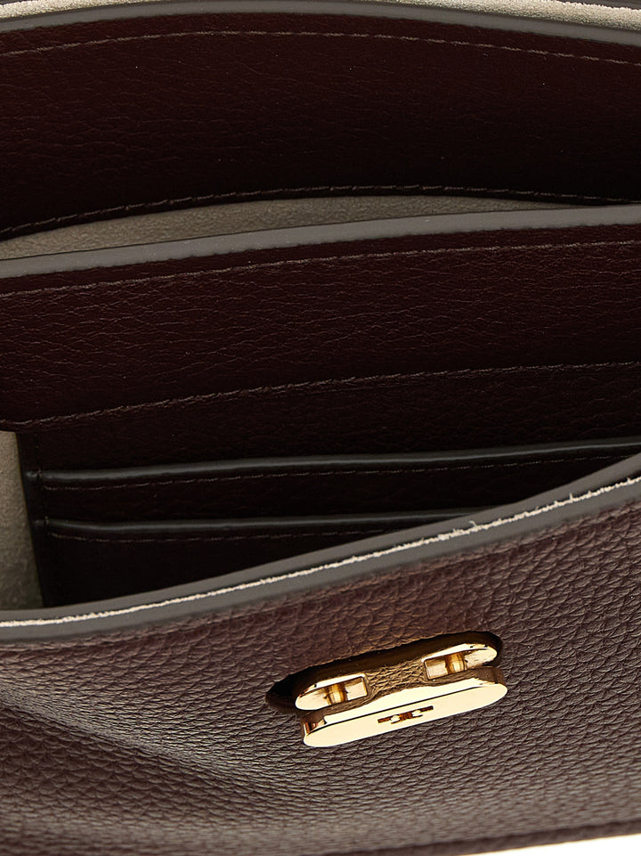 Tory Burch Lee Radziwill Pebble Mini Hand Bags - Bordeaux | 6dcf3ec825c2f29cfc89851eb7ea0e66a4c2c316