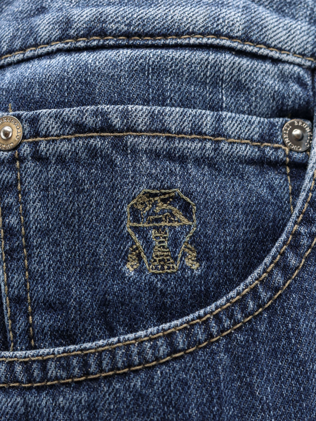 Brunello Cucinelli Jeans - DENIM MEDIO | b611e4c95b8eefe868fb9be82e54817f40a636c3