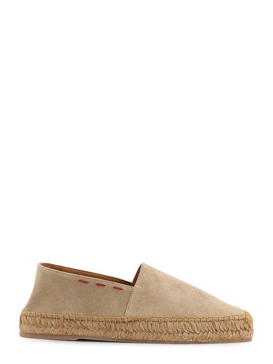 Suede Espadrilles With Iconic Stitching