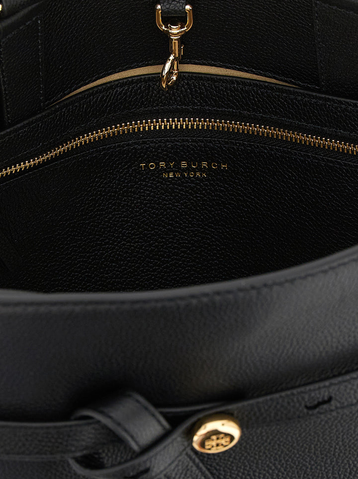 Tory Burch Romy Bauletto Crossbody Bags - Black | 757bcad0302d608c75addc1594e48102c6b92898