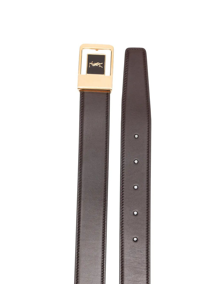 Saint Laurent Paris Belts - Brown | 511f62f17c947e98f9dc91056128e5f1c5f3f205