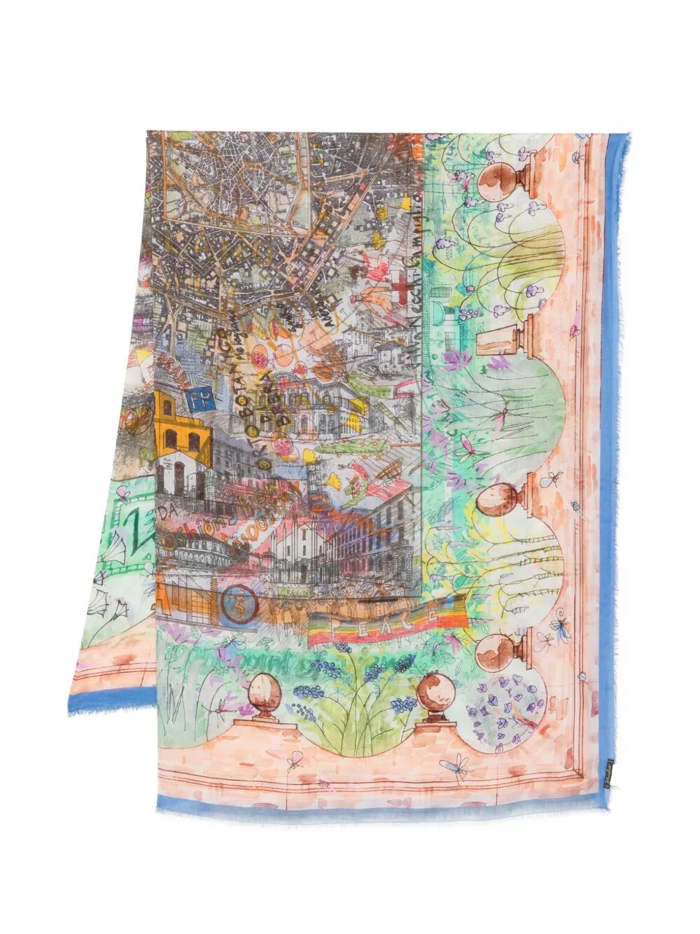 Faliero Sarti SCIARPA - Multicolour | 02ba6ced2362ddb509c43e86d9ea91cb61bcdbba
