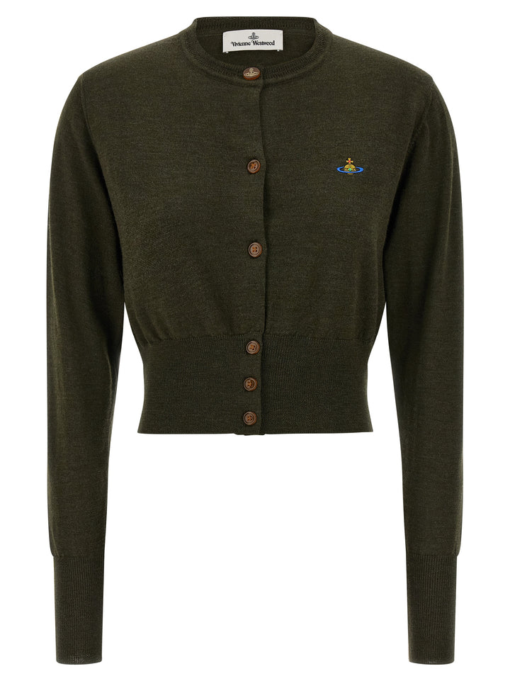 Vivienne Westwood Bea Cropped Sweaters and Cardigans - Brown | 7f08e1becaafb08110e420ece135223216c3598d