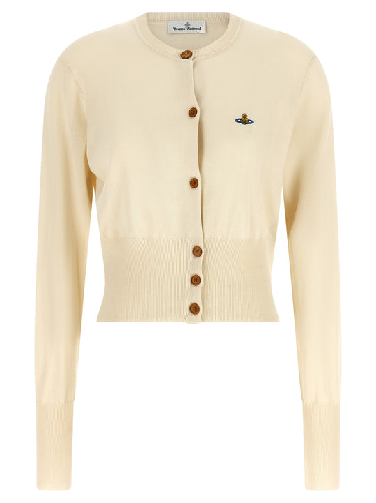 Bea Cropped Sweaters And Cardigans White