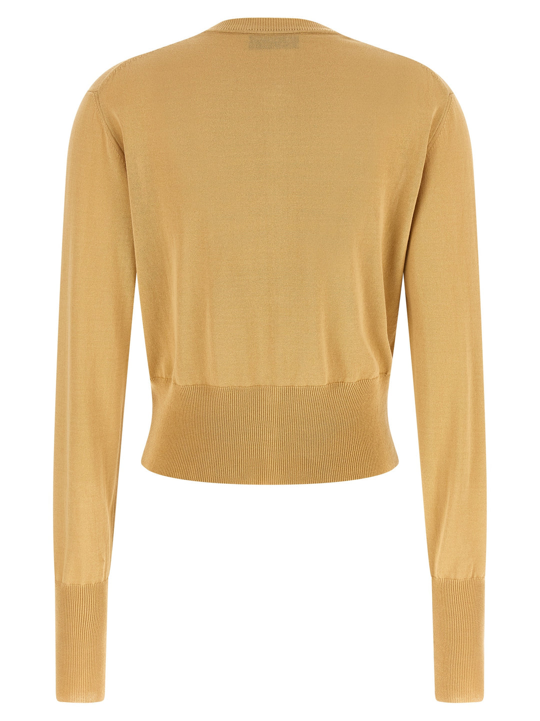Vivienne Westwood Bea Cropped Sweaters and Cardigans - Beige | 43b5ad9ae99c68f81c4efc7e677fdc0cd2cddeff