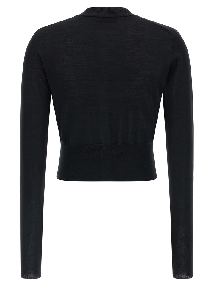 Vivienne Westwood Bea Cropped Sweaters and Cardigans - Black | 70e14482ab965a0a61566550f1ae74177b19fc0e